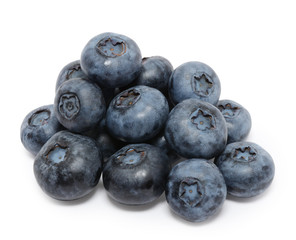 Blueberry isolated on white background