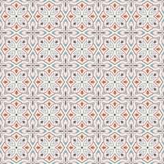 Fototapeta na wymiar Seamless color pattern, Arabic style. The swatch is included in vector file.