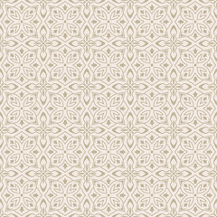 Seamless color pattern, Arabic style. The swatch is included in vector file.