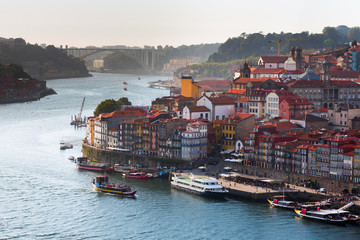 Fototapeta na wymiar Duoro river, Porto, Portugal.