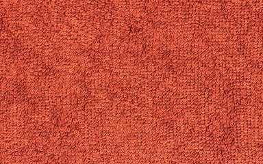 terrycloth red, closeup fabric texture background - obrazy, fototapety, plakaty