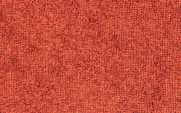 terrycloth red, closeup fabric texture background