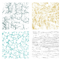 Grunge Black and White Distress Texture .