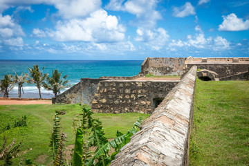 Форт Галле. Вид на Океан.