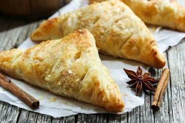Homemade apple turnovers