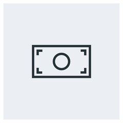 Dollar icon, money icon