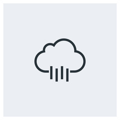 Rainy weather icon