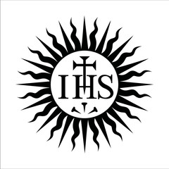 WEB ART DESIGN IHS JESUS CHRIST JESUITES 100