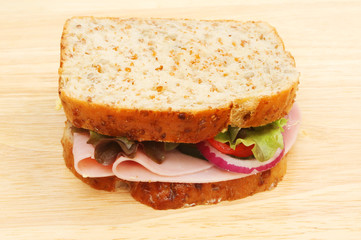 Ham salad sandwich