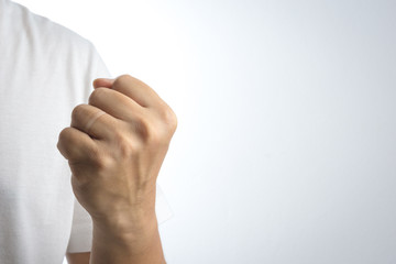 Man take off his wedding ring