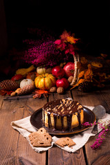 chocolate cheesecake