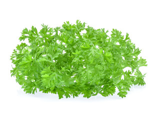 parsley isolated on white background