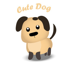 illustration of a Cute dog
