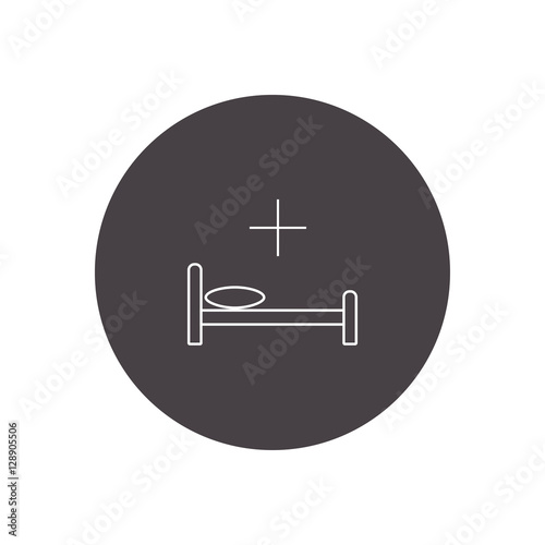 "bed outline icon" Stock image and royalty-free vector files on Fotolia