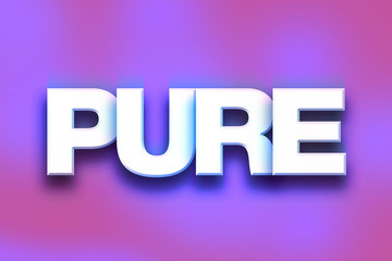 Pure Concept Colorful Word Art