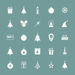 Christmas set icon