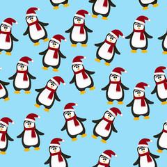cute Christmas penguin