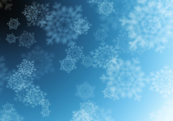 Fototapeta na wymiar Background with snowflakes 