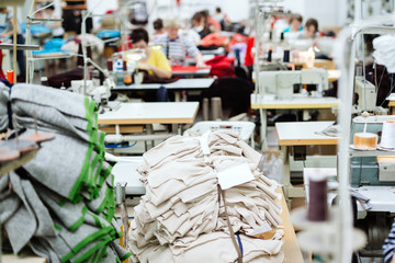Fototapeta na wymiar Sewing industry