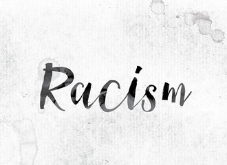 Racism Concept Painted in Ink