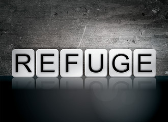 Refuge Tiled Letters Concept and Theme