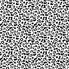 Leopard seamless background. Vector illustration.