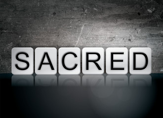 Sacred Tiled Letters Concept and Theme