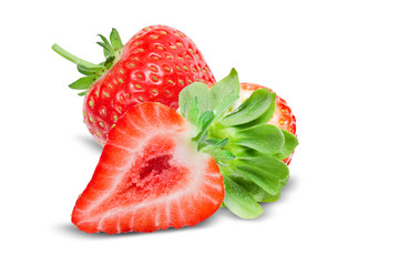 Strawberry isolated on white