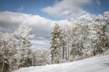 winter country atmosphere