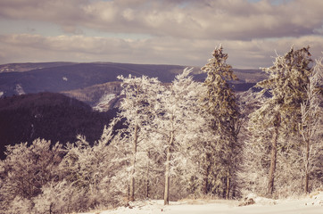 scenic winter country