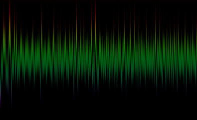 Abstract green horizontal lines