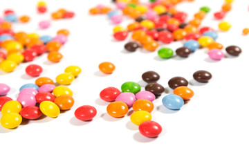 Tasty colorful candies the children's favorite sweets