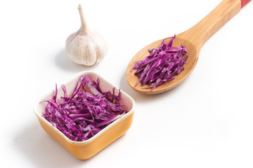 Sliced and Diced Purple Cabbage