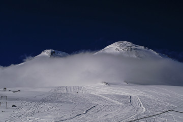 Russia, the Caucasus Mountains, Elbrus, Kabardino-Balkaria