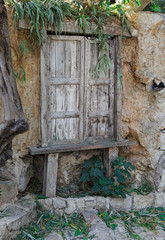 Old wooden gate