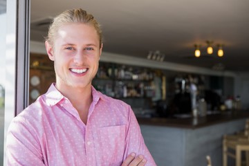 Fototapeta premium Portrait of restaurant manager