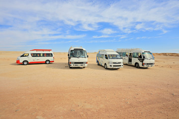Tourist minibus