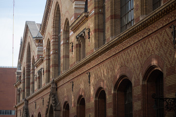 Obraz premium side of a market hall