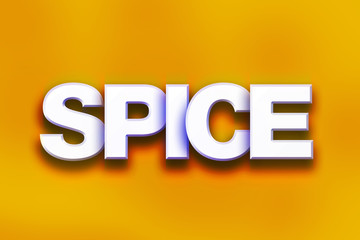 Spice Concept Colorful Word Art