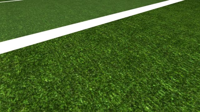 Football Field Turf Background  Animation
