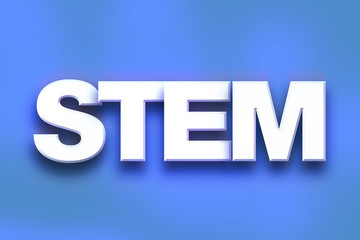 Stem Concept Colorful Word Art