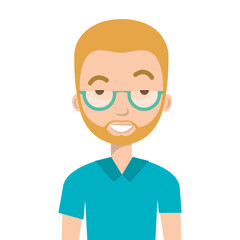 young man teacher character vector illustration design