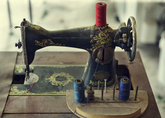 old sewing machine