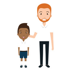 boy student character isolated icon vector illustration design