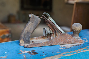 old iron plane