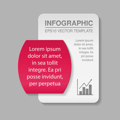 Obraz premium Vector infographic template
