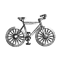 Fototapeta na wymiar Bike vehicle icon. Bicycle cycle healthy lifestyle and sport theme. Isolated design. Vector illustration
