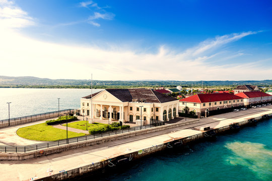 The cruise port in Falmouth - Jamaica