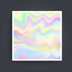 Abstract background holographic vector