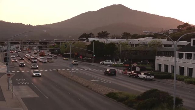 Time lapse of Larkspur Landing, Marin County, California